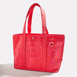 Custom Alpha Tote - Cherry Red