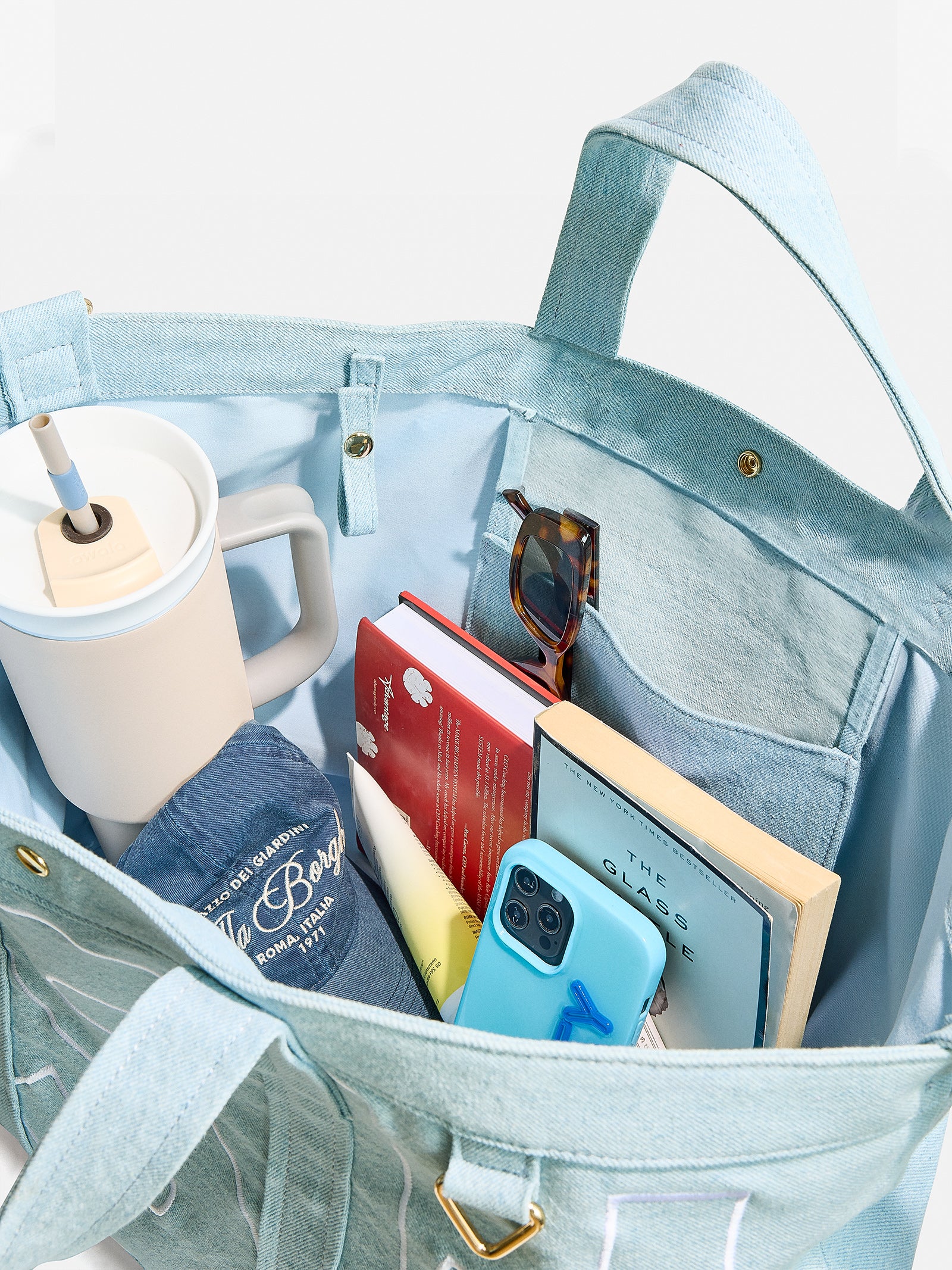 Custom Alpha Tote - Blue Denim - Image 101