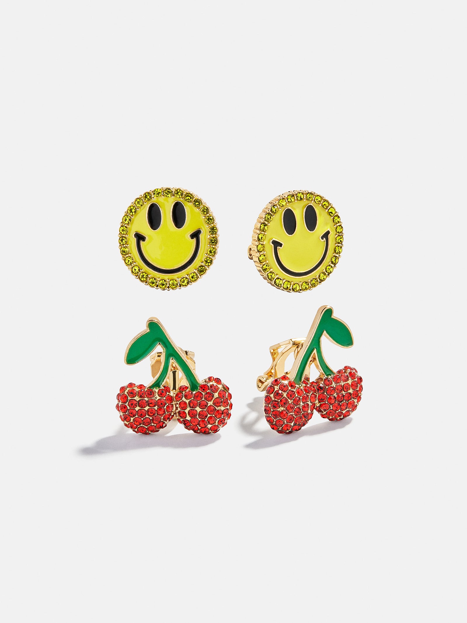 Cherry On Top Kids' Clip-On Earring Set - Cherry On Top