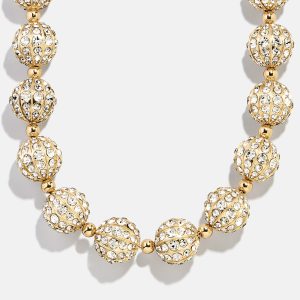 Quinn Collar Necklace - Gold/Pav??