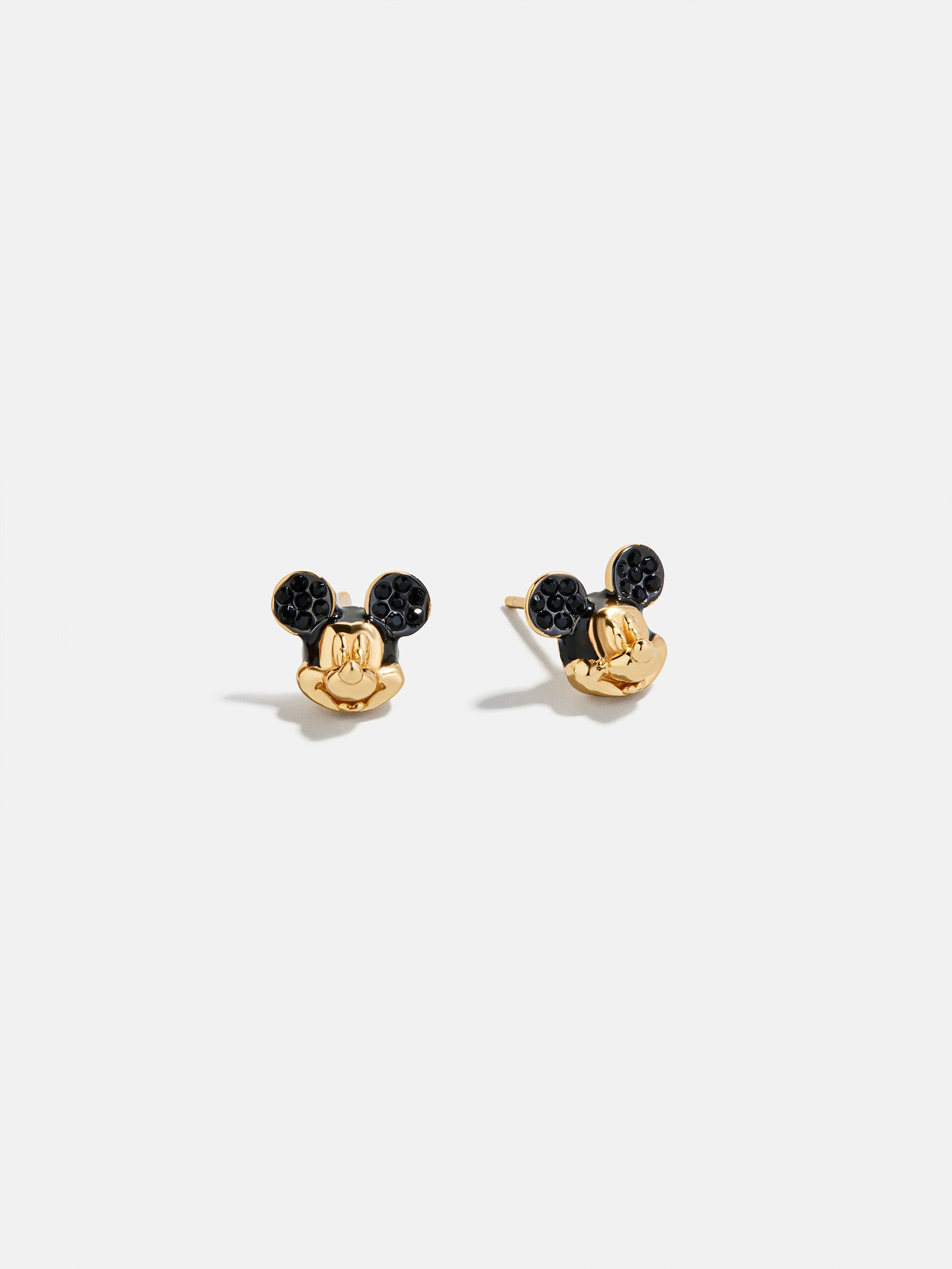 Disney Mickey Mouse 18K Gold Plated Sterling Silver Crystal Studs - Mickey Mouse - Image 3