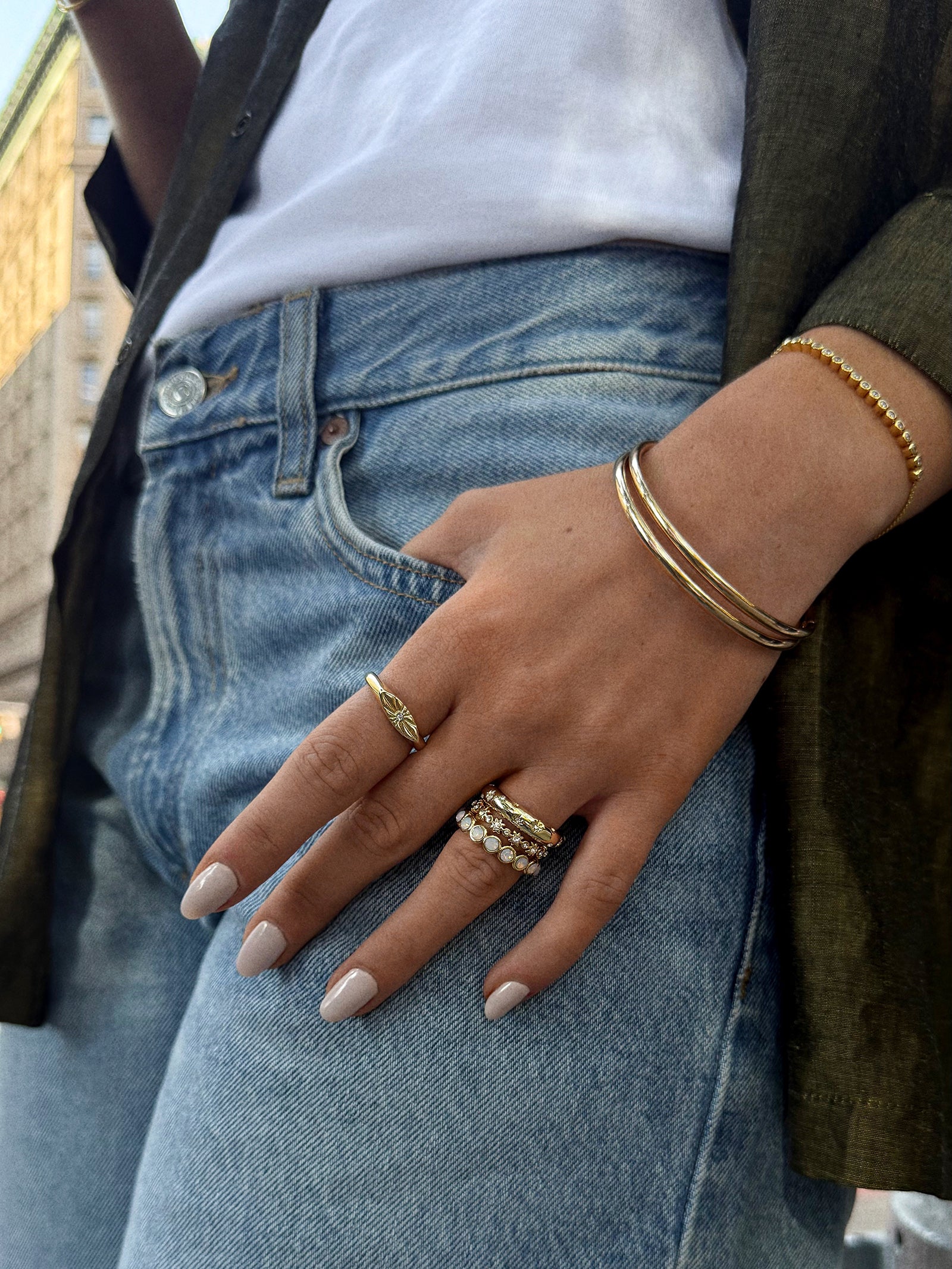 Star Power Celestial Ring Set - Gold/Pav?? - Image 2