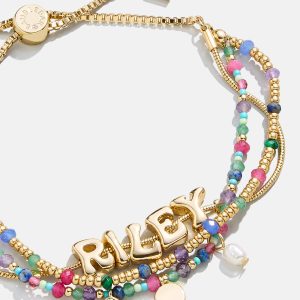 Rowan Semi-Precious Custom Layered Bracelet - Positano