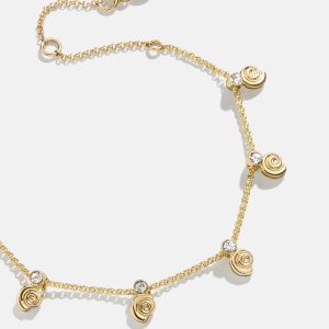 Pacifica Seashell Bracelet - Gold/Pav??