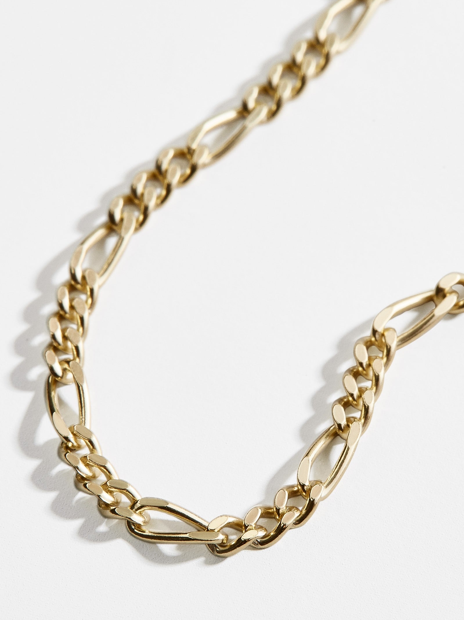 Figaro 18K Gold Bracelet - Gold - Image 4