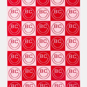 All Smiles Custom Blanket - Pink/Red