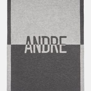 Spell It Out Custom Blanket - Gray/Dark Gray