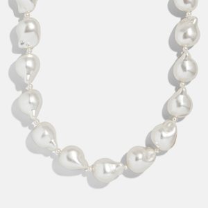 Teagan Pearl Necklace - White