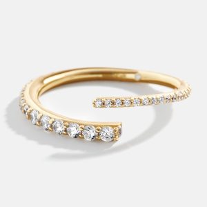 Nicole 18K Gold Ring - Gold/Pav??