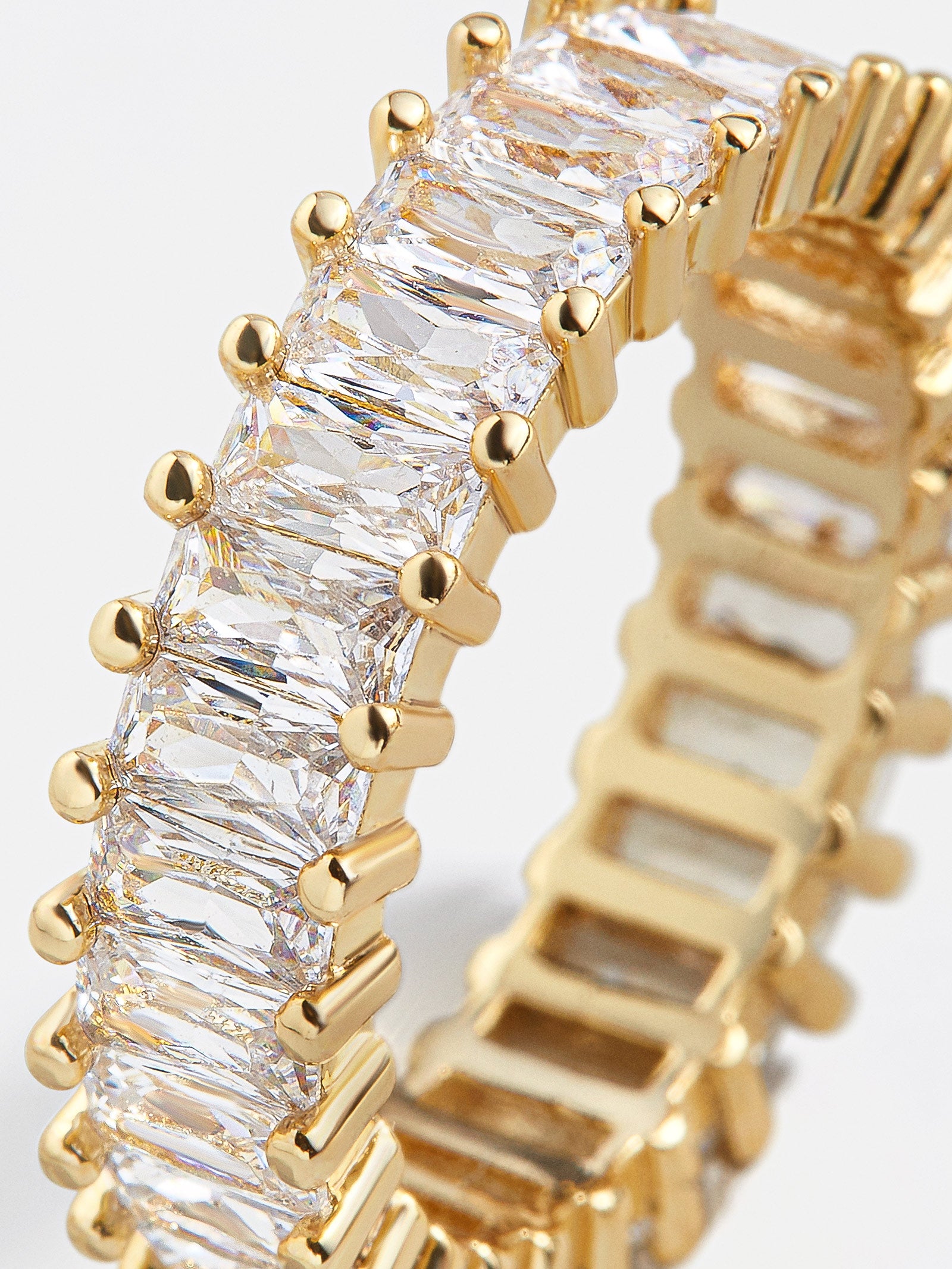 Mini Alidia Cubic Zirconia Ring - Alidia Baguette - Image 3