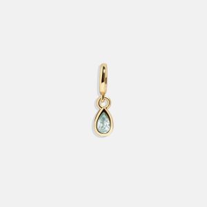 Birthstone Cluster Charm - Aquamarine