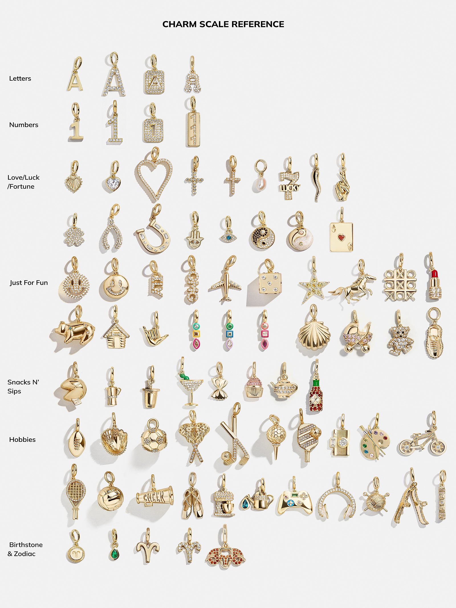 Cluster Charm Necklace Base - Paperclip Chain - Image 6