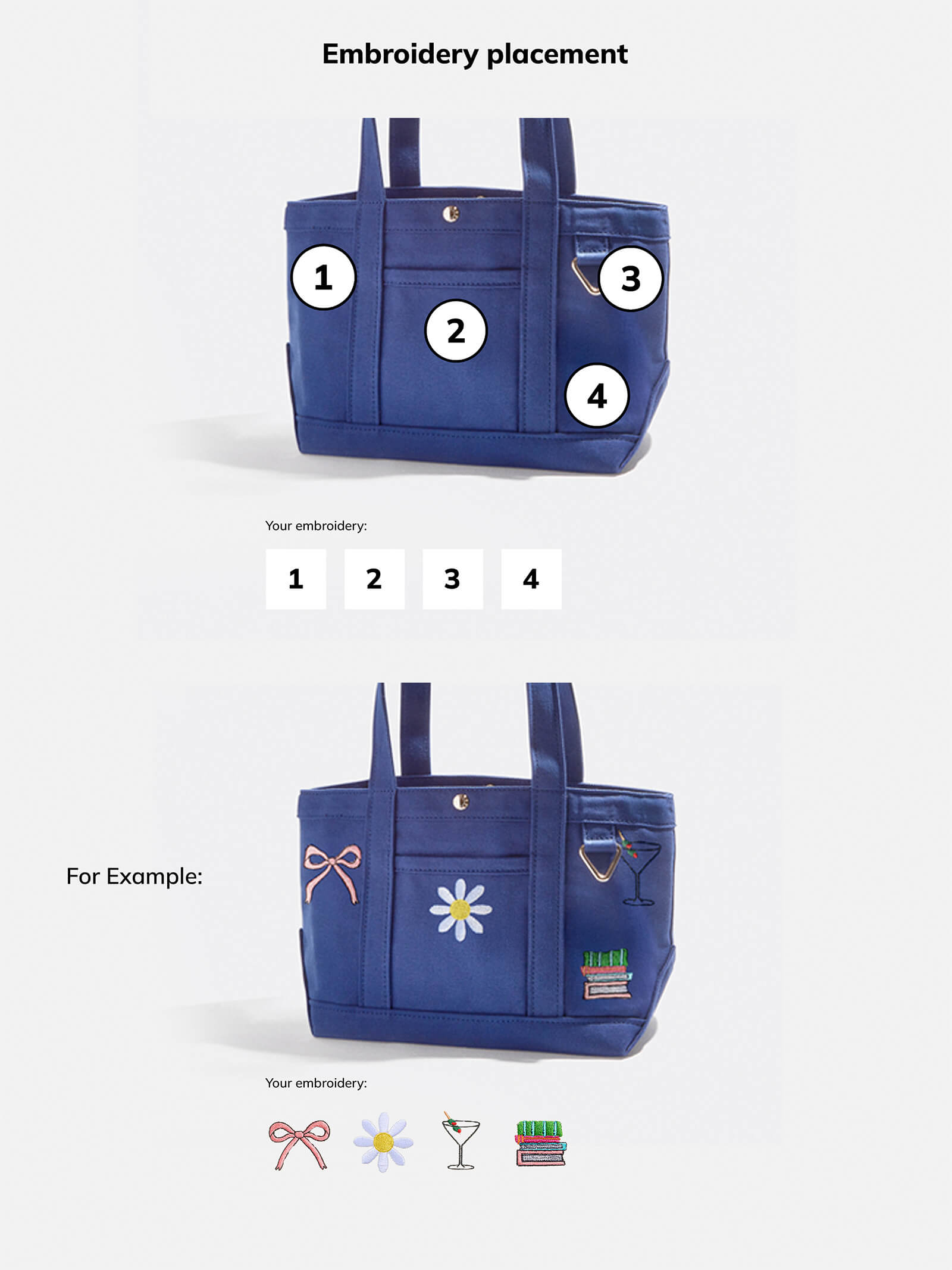 Small Custom Icon Tote - Small - Image 38