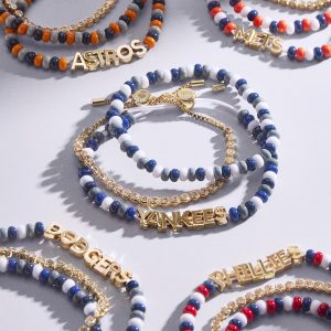 WEAR By Erin Andrews x BaubleBar New York Yankees Bracelet Set - New York Yankees