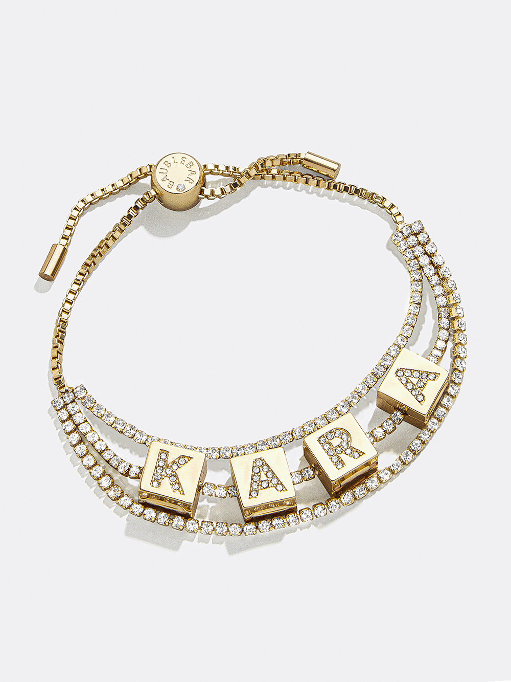 Click & Go Custom Bracelet - Gold/Pav??
