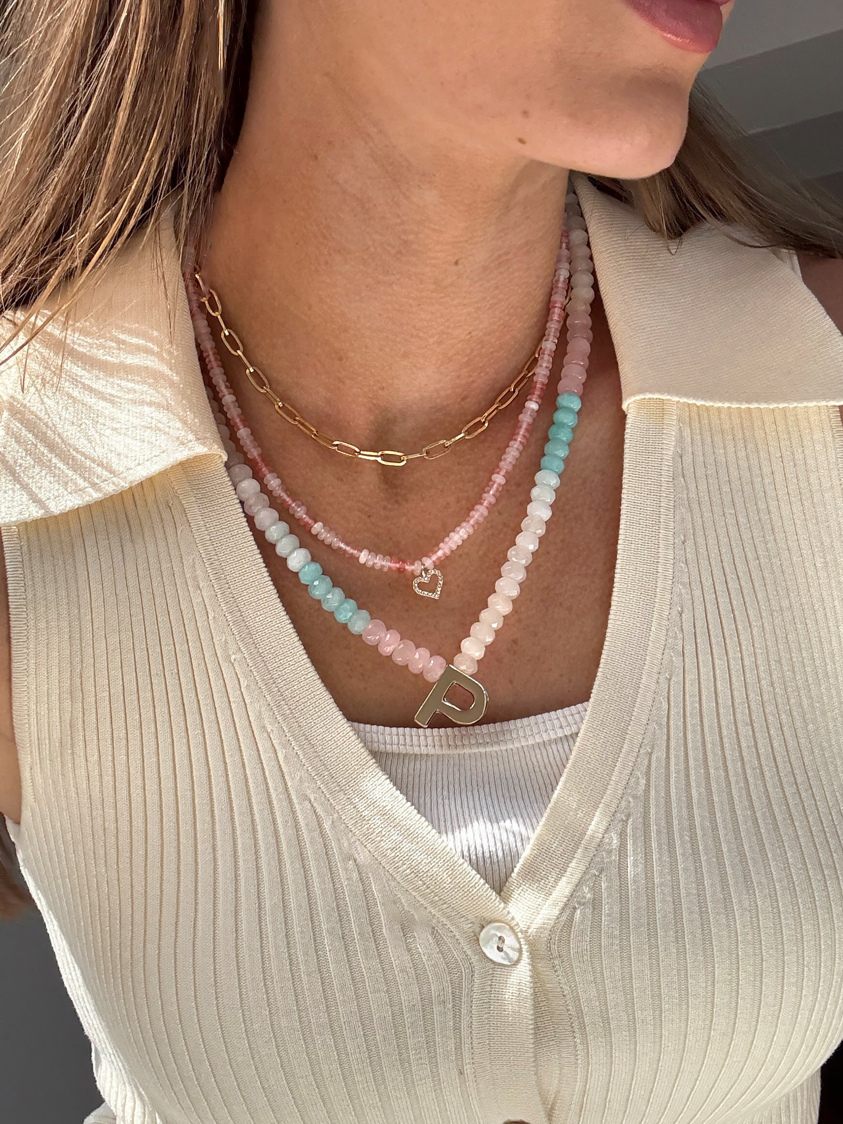 High Energy Semi-Precious Necklace - Heart - Image 2