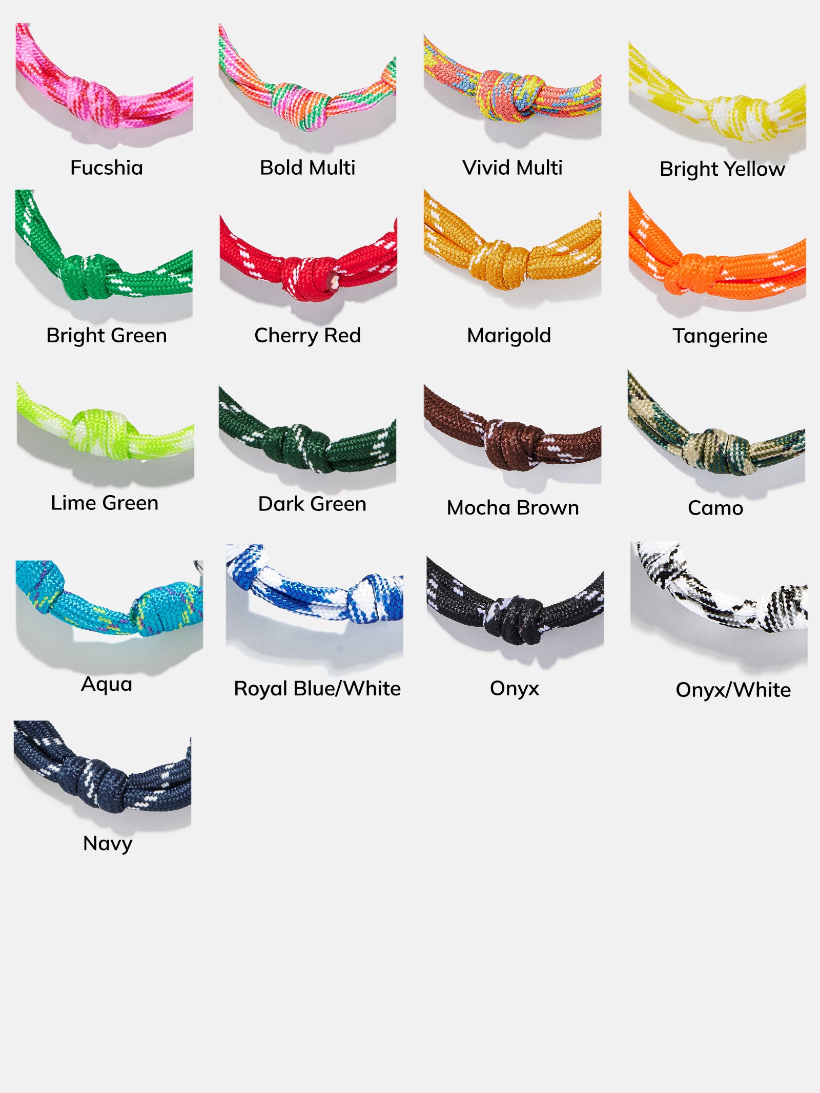 Knotty Initial Bracelet - Tangerine - Image 9