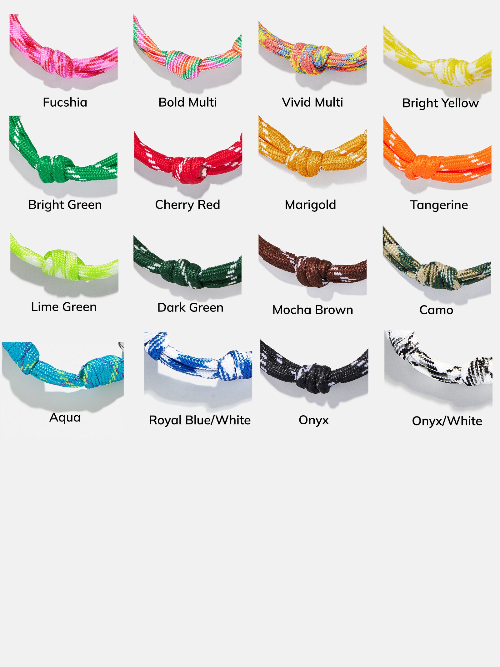 Knotty Initial Bracelet - Dark Green - Image 4